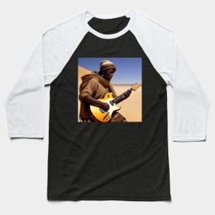 electric guitar touareg player in the desert Baseball T-Shirt